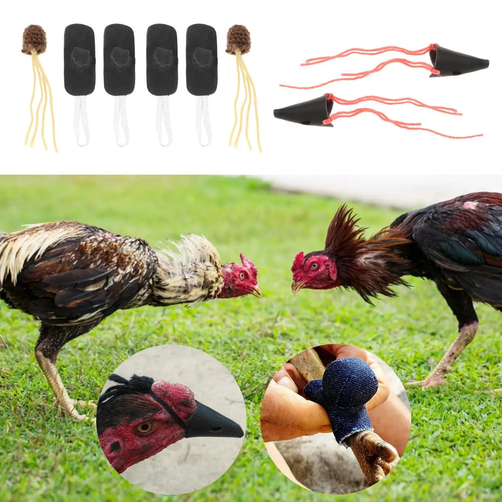 Protectores de Espolón para Gallinas 4 Piezas