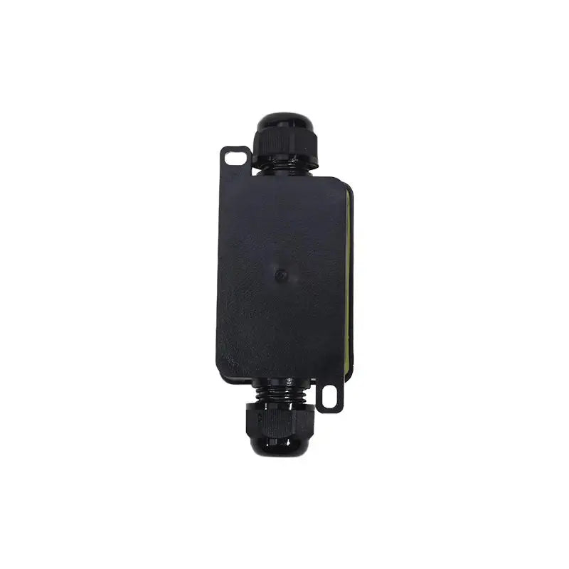 Junction Box Mini Outdoor Waterproof Ip66 Terminals One In Two Out Waterproof Box Plastic Corrosion Resistant Black Junction