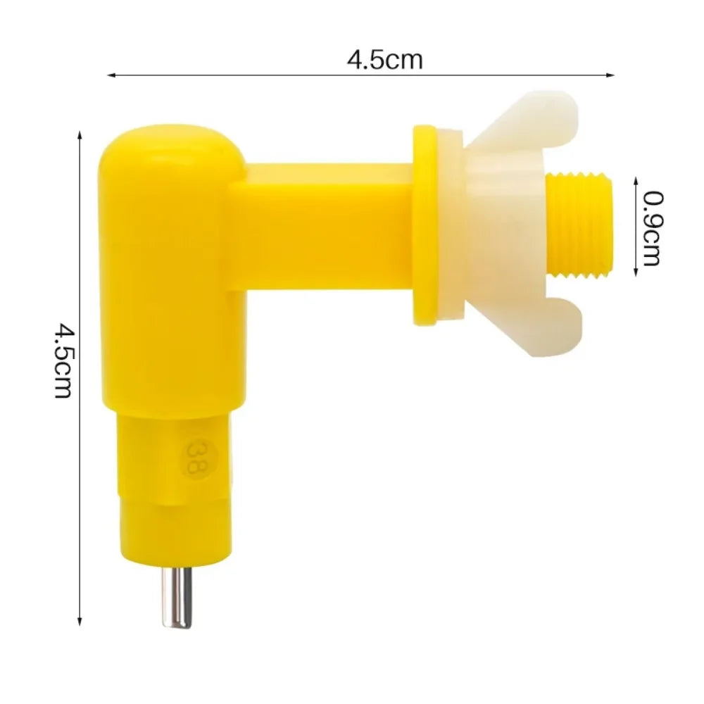 Niples Automáticos Antigoteo para Bebedero de Gallinas