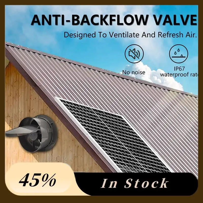 Ventilador Solar Silencioso 4" 8W para Gallineros e Invernaderos