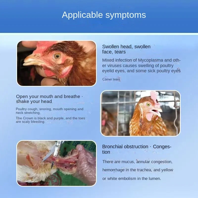 Solución Respiratoria 250ml para Gallinas
