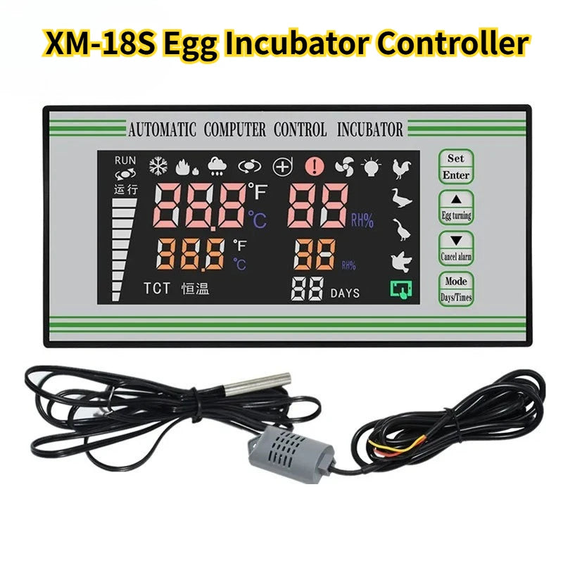 Controlador de Incubadora Automática XM-18