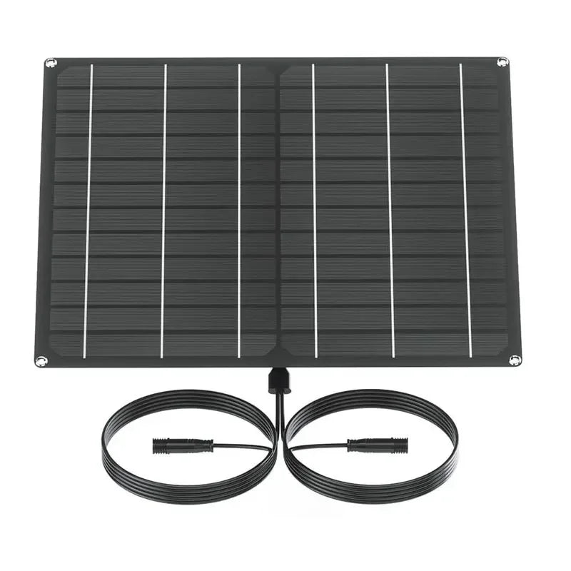 Extractor Solar Doble para Gallinero 12V Ventilación