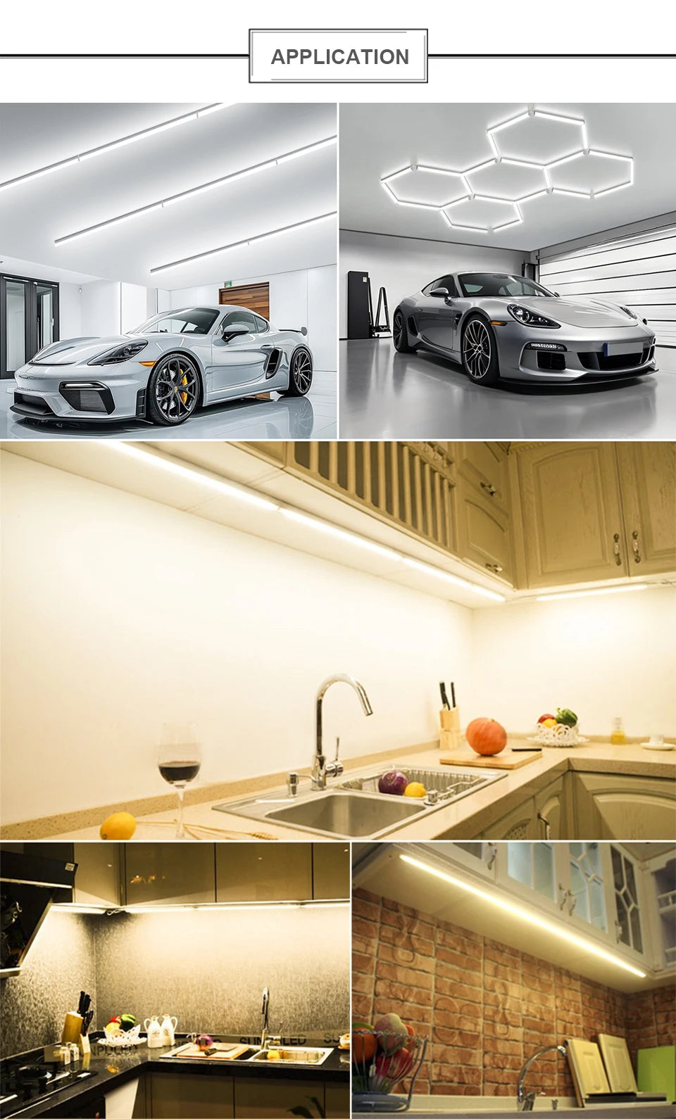 220V T5 15W/T8 25W LED Tube Aluminum Bar Hight Brightness Energy-Saving Fluorescent Tubes For Hotel Mall Cafe Office Lighting