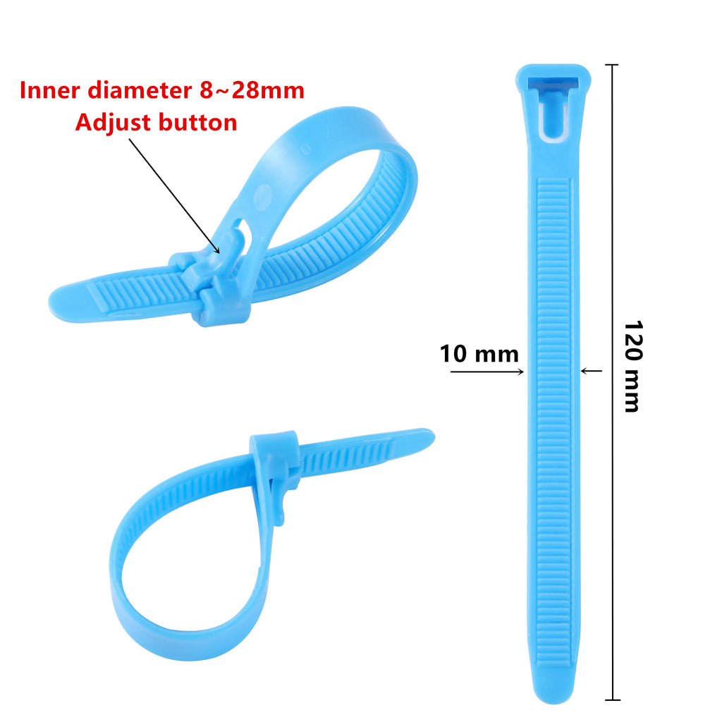 Anillos Ajustables para Aves de Corral 8–28 mm – Pack 30