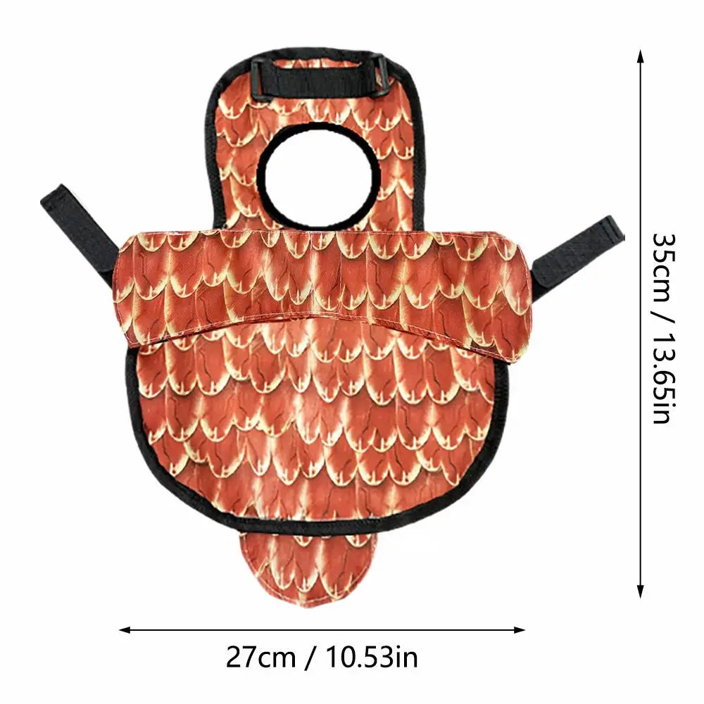 Sillín Protector y Delantal para Gallinas – 1 Unidad