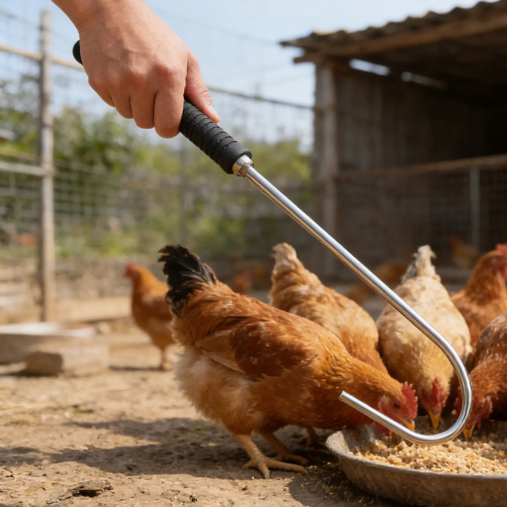 Ganchos para Atrapar Pollos – 3 Piezas