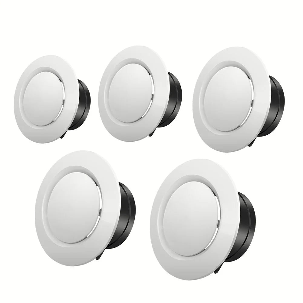 1pc ABS Tuyere Ceiling Air Supply Mountable HOT AIR Vent Grille Cover Easy Diffuser Adjustable Air Volume Exhaust Hood