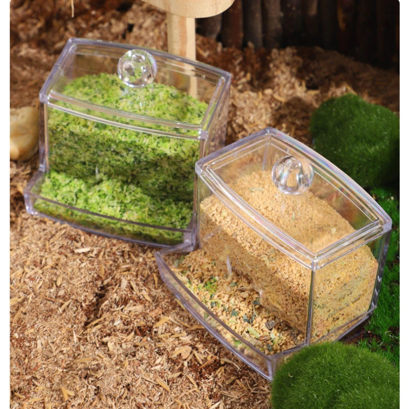 Foraging Feeder for Birds Parrot Automatic Quail Feeder Cage Bird Feeding System Cage Accessories for Parakeet Quail Pet Chicken