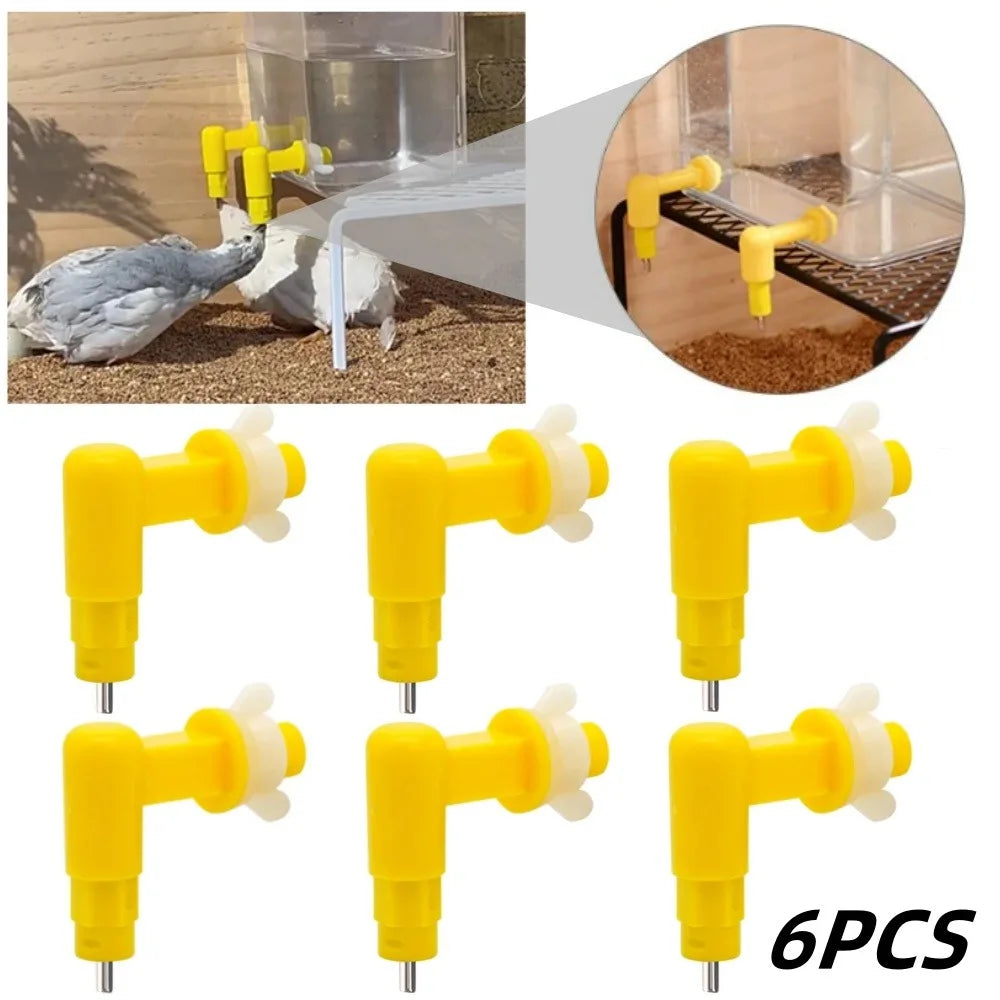 Niples Automáticos Antigoteo para Bebedero de Gallinas