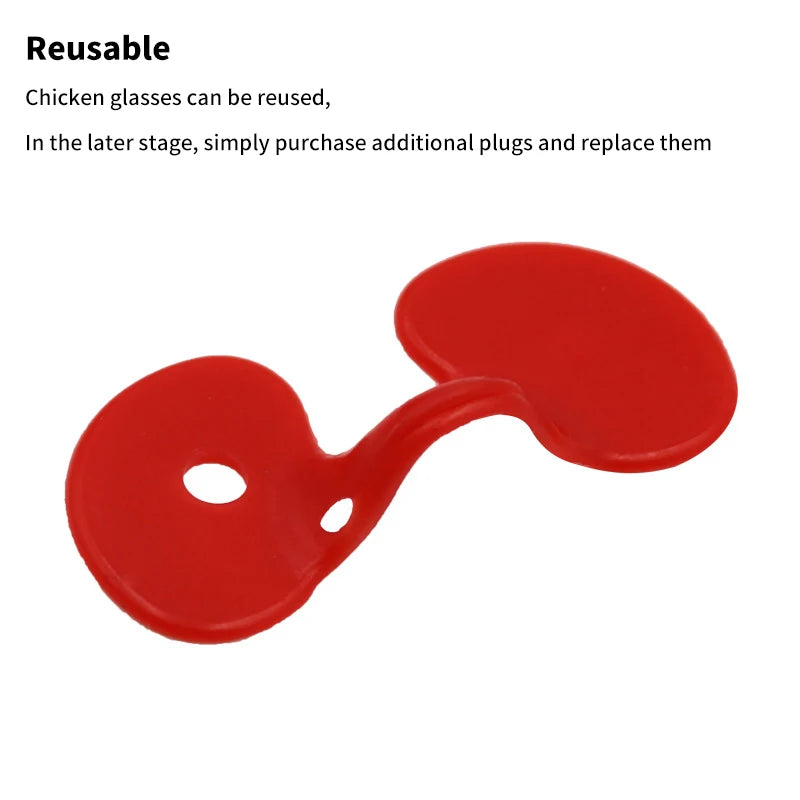 Gafas Antipicoteo para Aves de Corral – Pack 50