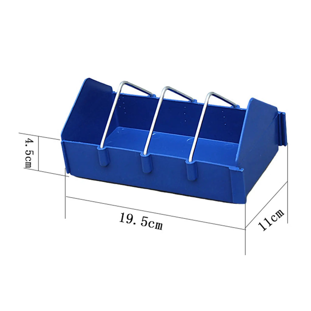 Pigeon Feeder Poultry Feeder Birdhouses feed Supplies Chicken Feeder Trough Food Water Dispenser Container 20cm Hens Gooses