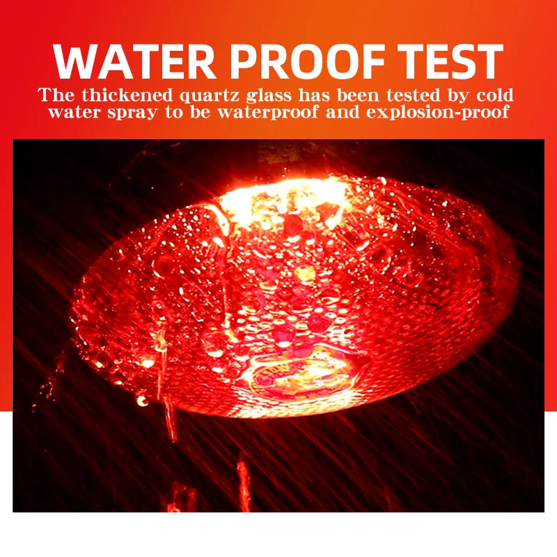 E27 Poultry Heating Lamp Breeding Bulb For Pigl High Quality 100/150/200/250/275W LED Light Pet Brooder Hatch Chick Heater Bulb