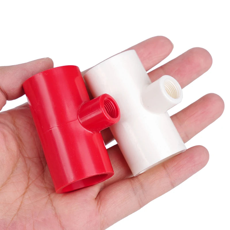 Manguera de Bebedero para Pollos 10 Uds, Tubo en T de PVC 1/2 Pulgada