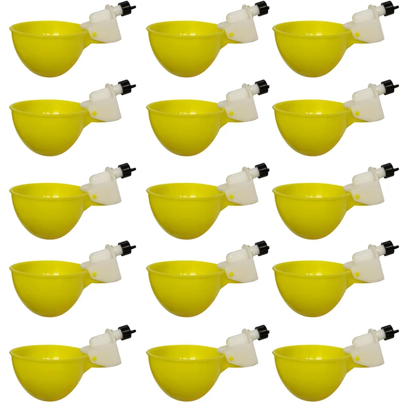 30 Tazas Automáticas de Agua para Pollos