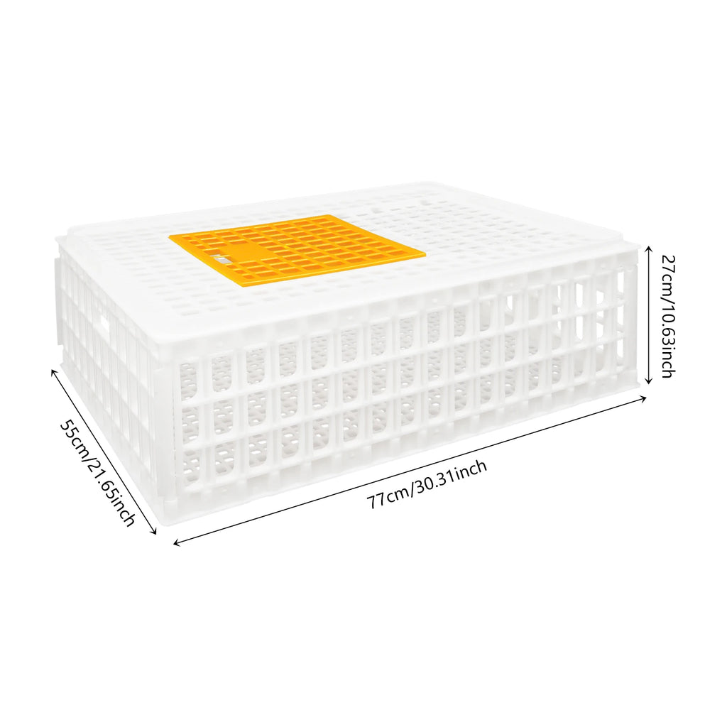 Jaula Plástica de Transporte para Pollos 2 uds