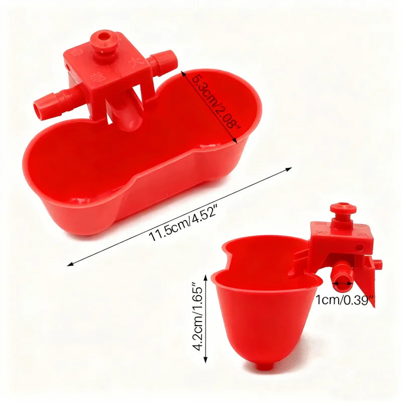 Bebedero Automático Doble para Gallinas 10/20 Pzs