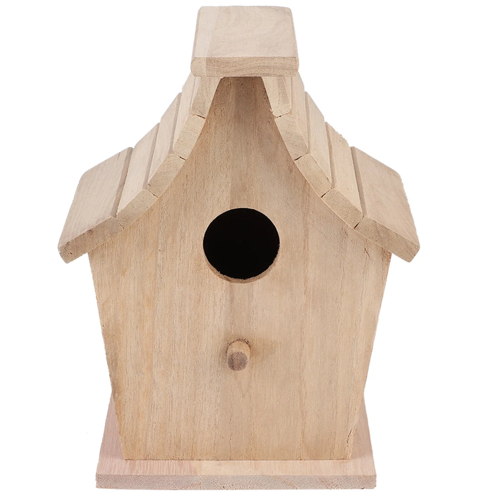 Wood Bird House Breeding Box Sturdy Hanging Bird House Pet Supplies for Parrots Budgerigar Small Birds