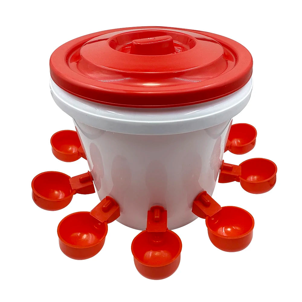 Bebedero Automático Colgante para Gallinas 1–20 Pcs