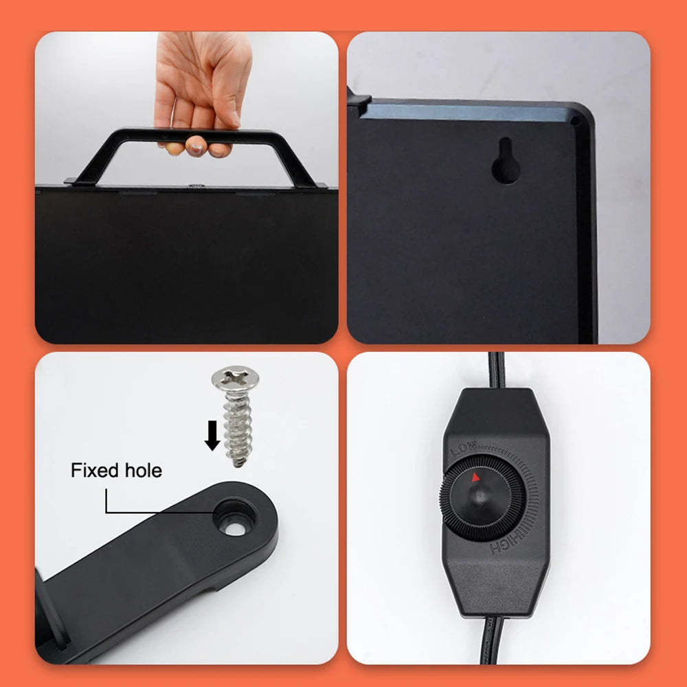 Panel Calefactor Termostático para Gallinero 160W