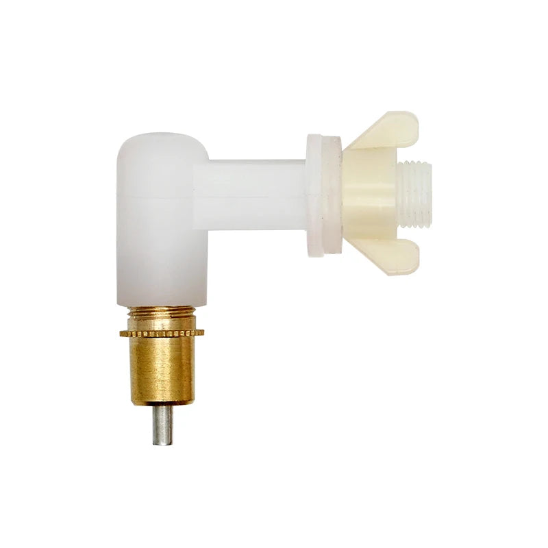 New Chicken Water Nipple Drinkers Rabbit Quail Chicks Turkeys Ducks Poultry Water Nipples Leak-Proof Automatic Spring Type 5 Pcs