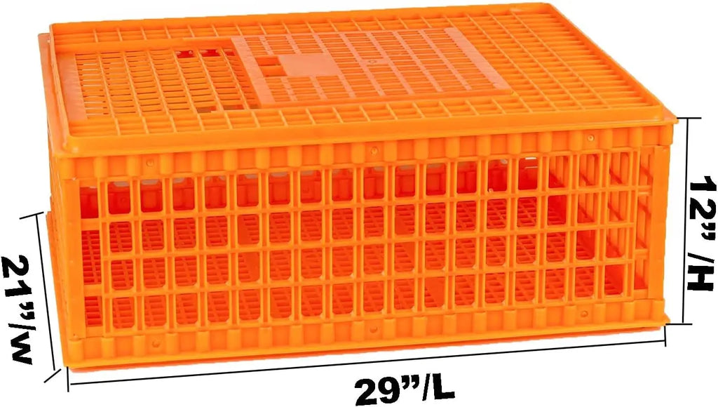 Caja de Transporte de Pollos – Jaula Plástica Grande