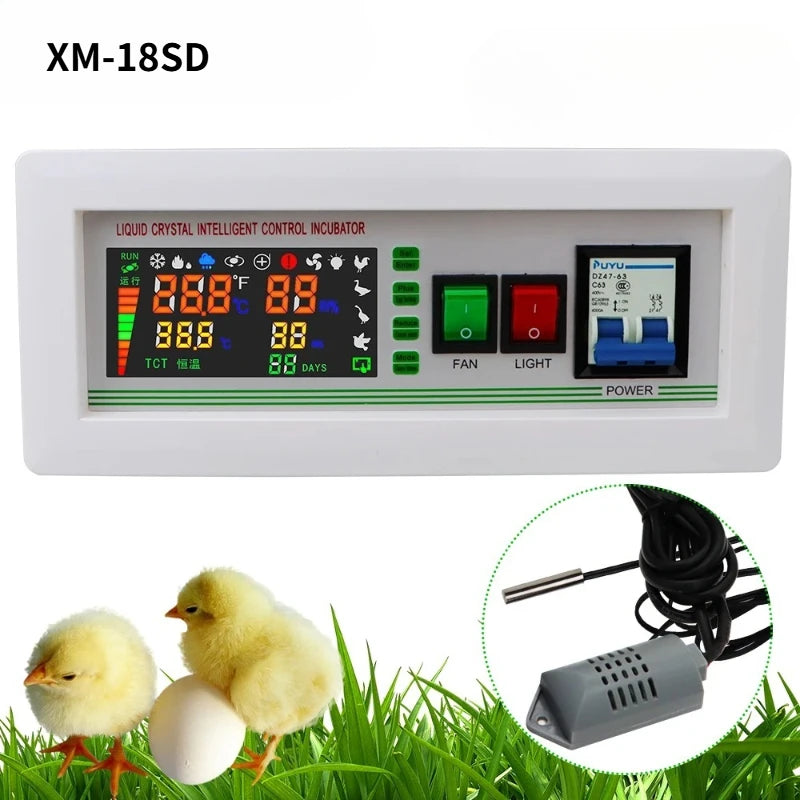 Controlador de Incubadora Automática XM-18