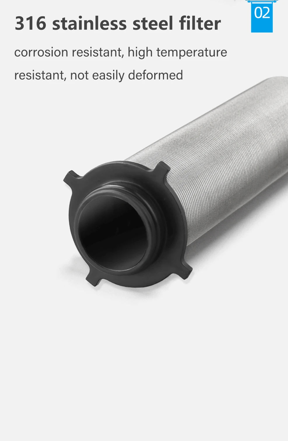 ALTHY Pre filter Whole House Spin Down Sediment Water Filter Central Prefilter Purifier System Backwash Stainless Steel Mesh