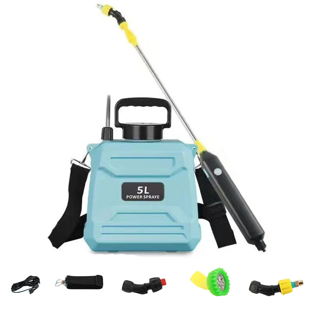 Pulverizador Eléctrico Mochila 5L para Desinfección de Gallinas