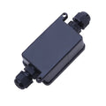 Junction Box Mini Outdoor Waterproof Ip66 Terminals One In Two Out Waterproof Box Plastic Corrosion Resistant Black Junction