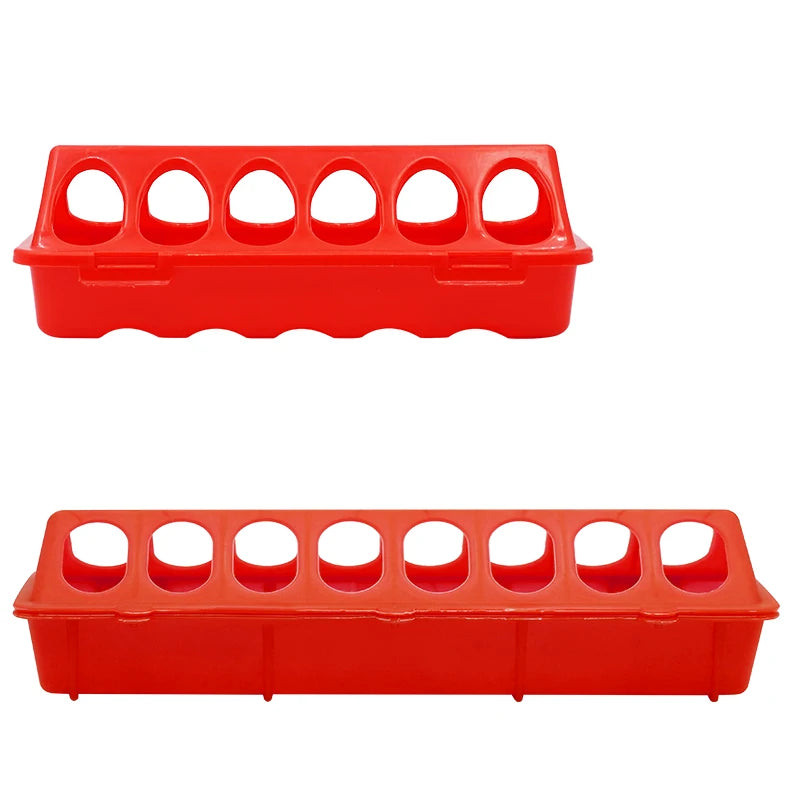 Comedero de Plástico para Aves de Corral