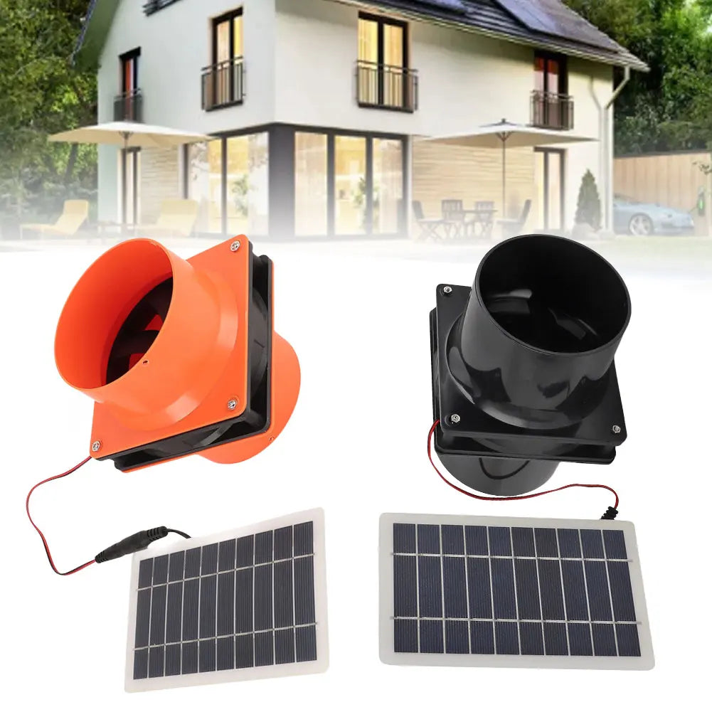 10W 12V Solar Exhaust Fan Solar Panel Ventilation Fan Kit For Chicken Coop Greenhouse Shed RVs Boats Enhances Air Circulation