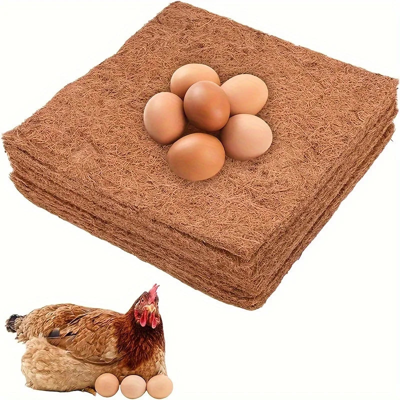 Alfombrillas Ecológicas de Nido para Gallinas Reutilizables