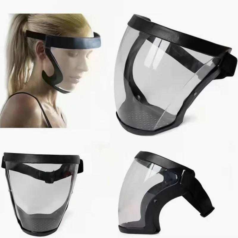 Full Face Shield Transparent Safety Mask with Filthers Oil-splash Proof Eye Facial Anti-fog Head Cover Work Protection Glasses