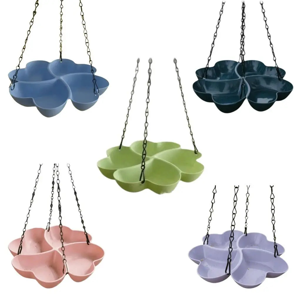 Comedero Colgante en Forma de Flor para Pájaros