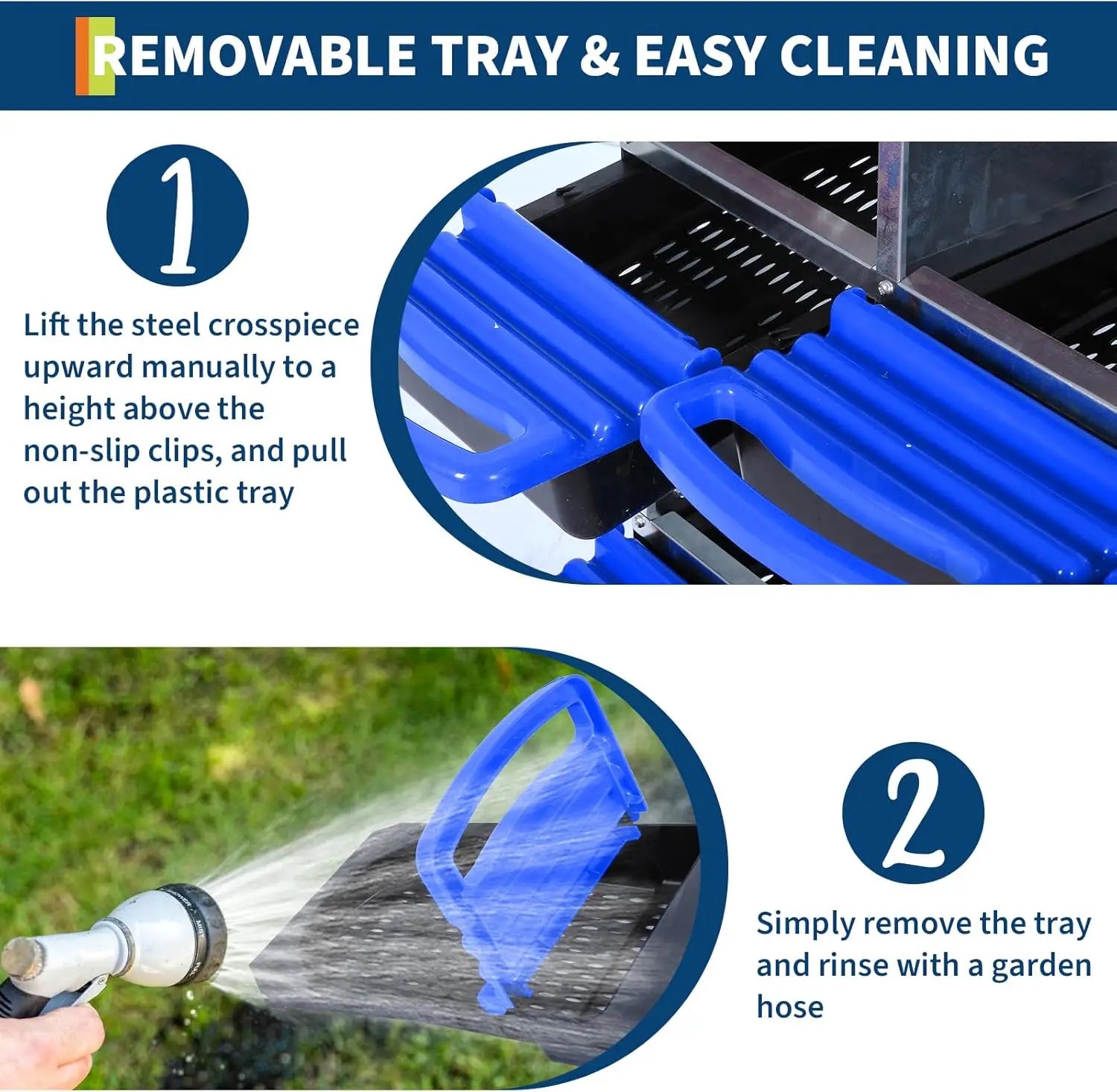 Caja de Anidación para Gallinas de Alta Resistencia con Bandeja Recolectora