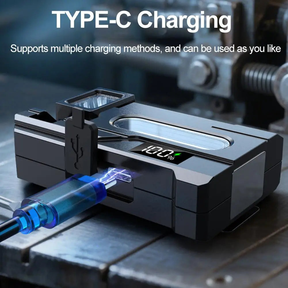 Portable Flashlight Ajustable-angle Magnetic Rechargeable Multifunctional Flashlights Outdoor Red and Blue Warning Work Lights