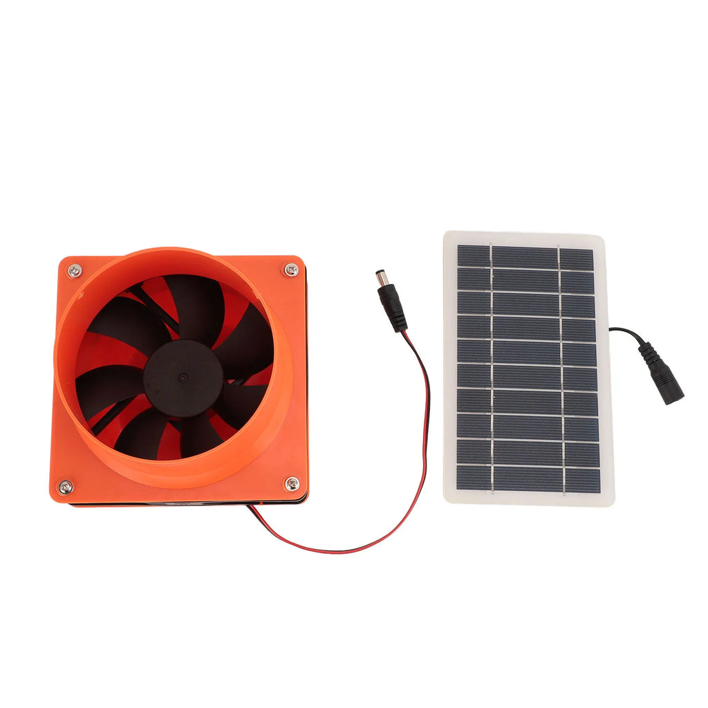 10W 12V Solar Exhaust Fan Solar Panel Ventilation Fan Kit For Chicken Coop Greenhouse Shed RVs Boats Enhances Air Circulation