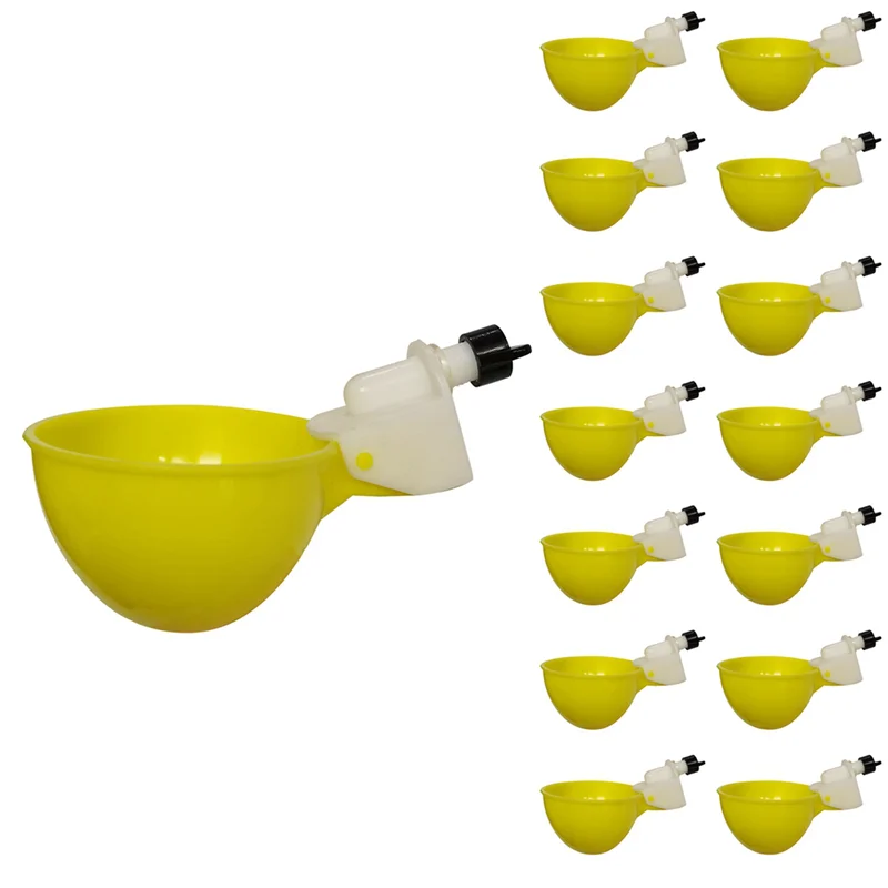 30 Tazas Automáticas de Agua para Pollos