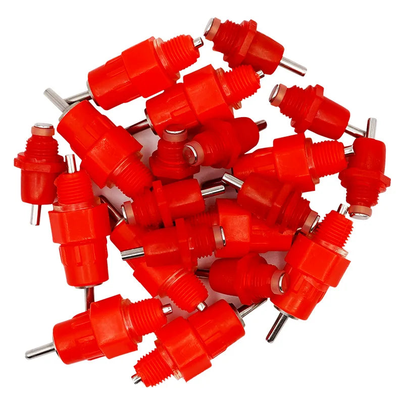 Bebederos de Pezón Automáticos para Pollos 10/15/20/50 Uds