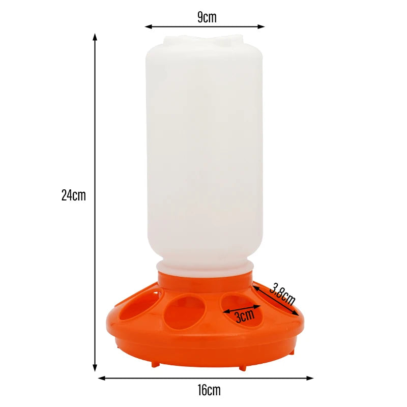 Dispensador Automático de Agua 1L para Gallinas