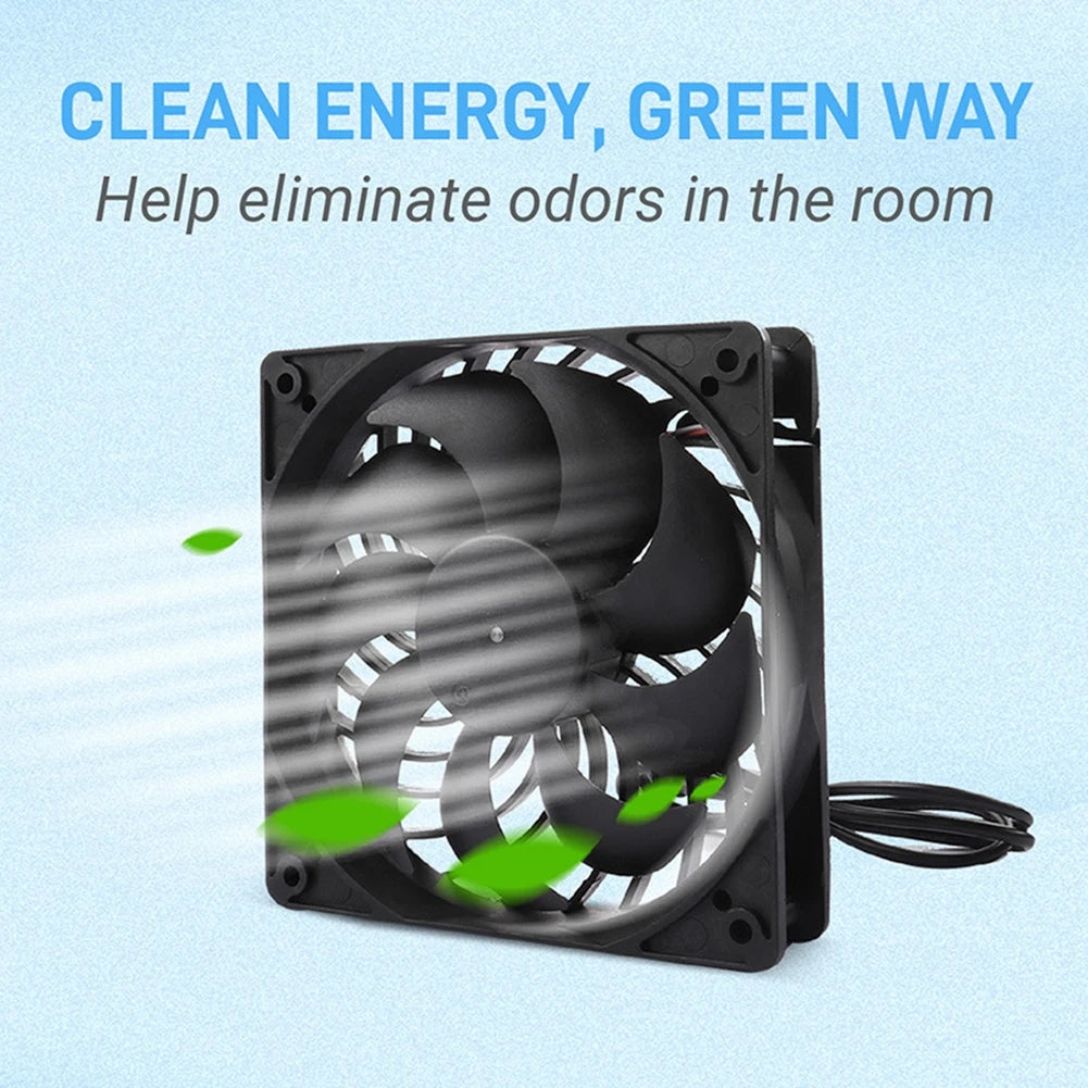 Ventilador Solar de 20W 6V para Exteriores y Mascotas